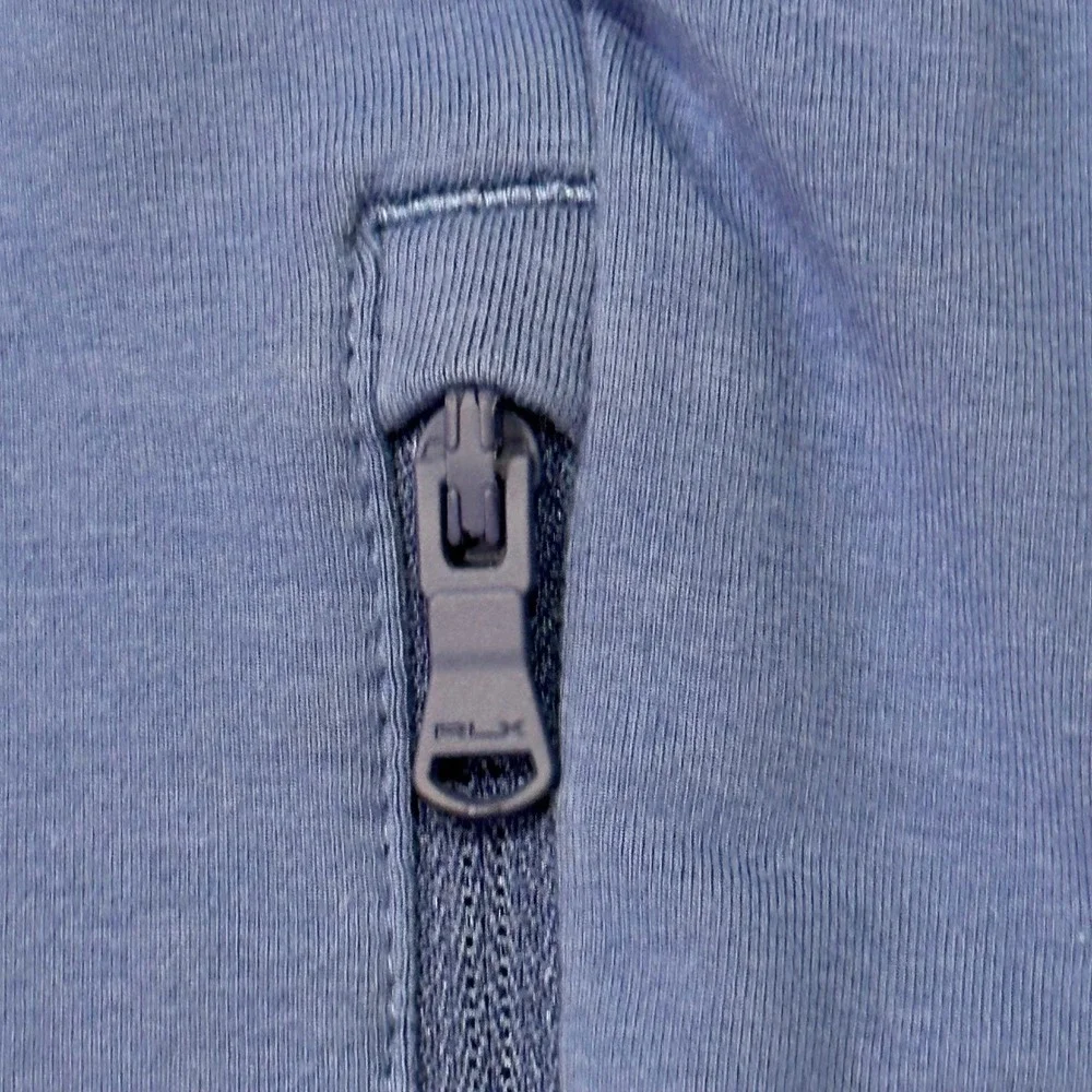 RLX Ralph Lauren Men's XXL 2XL Blue Gray Half Zip Hoodie Wicking Golf Jacket NEW - Picture 6 of 11